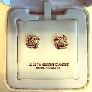 Genuine Diamond Earrings